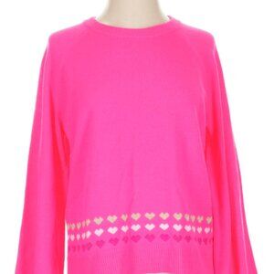 Lillly Pulitzer Alyona Mini Heart Sweater in Hot Pink- Size Small- Like New